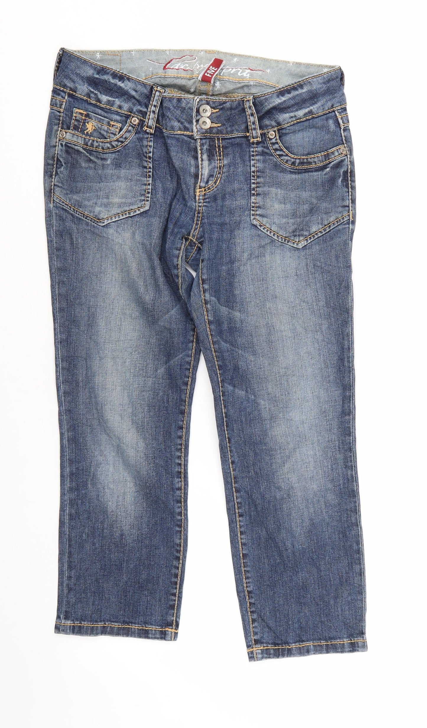 CDC Womens Blue  Denim Cropped Jeans Size 30 in L23 in