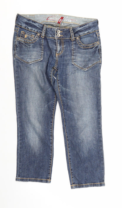 CDC Womens Blue  Denim Cropped Jeans Size 30 in L23 in