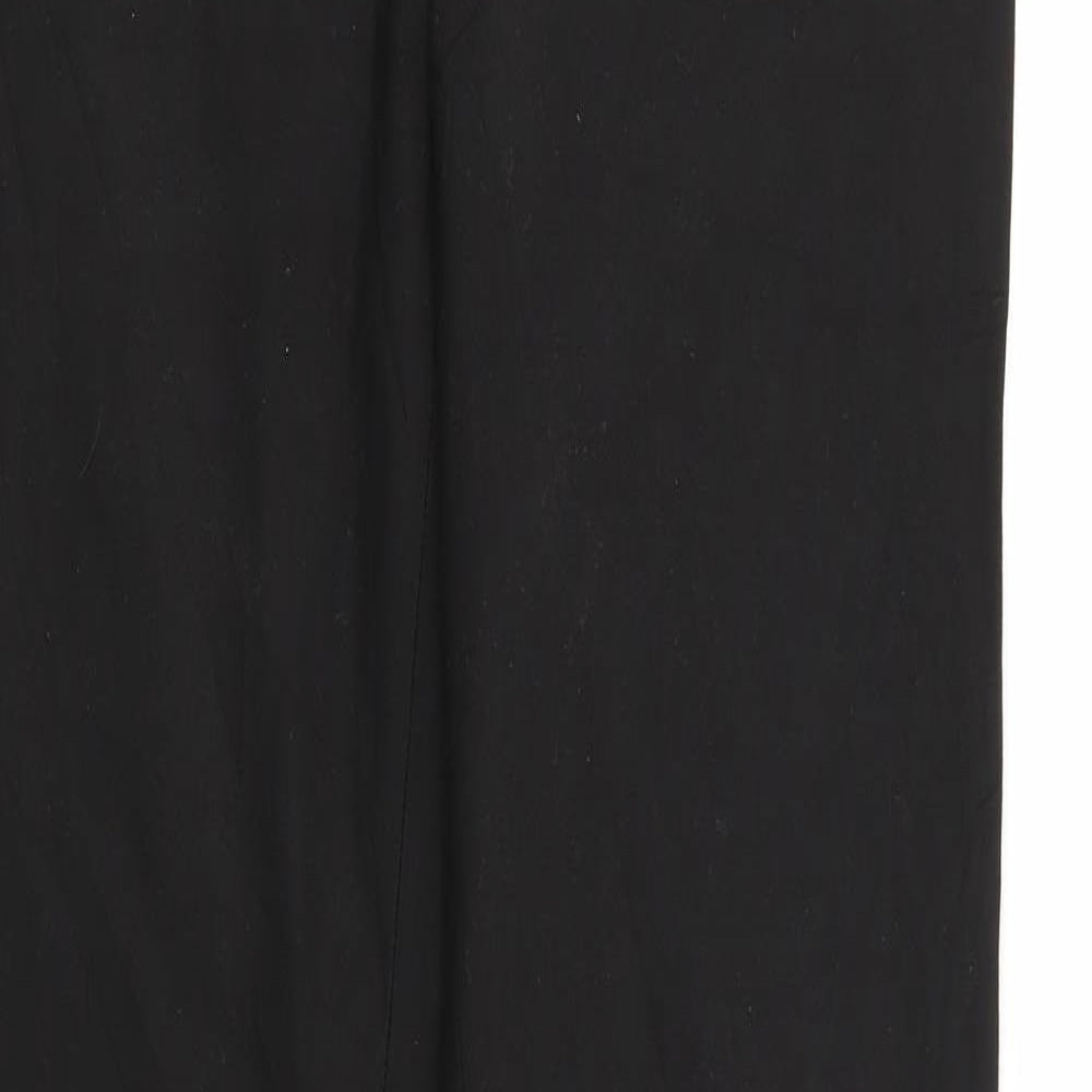Womens UK Size 30 in Preworn Regular Fit  Black Trousers
