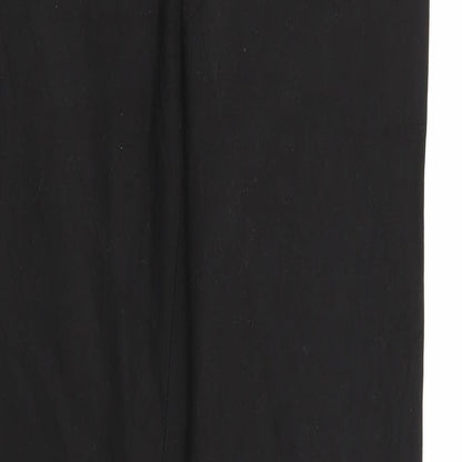 Womens UK Size 30 in Preworn Regular Fit  Black Trousers