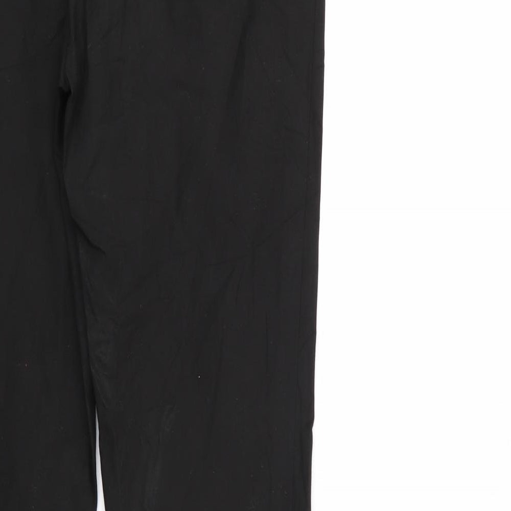 Womens UK Size 30 in Preworn Regular Fit  Black Trousers