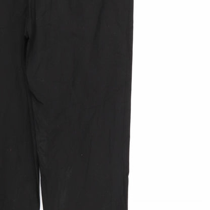 Womens UK Size 30 in Preworn Regular Fit  Black Trousers