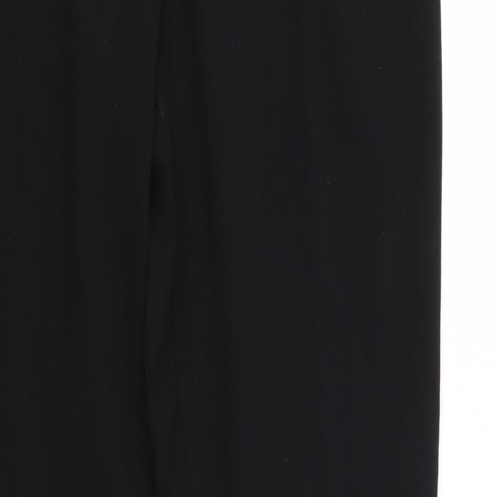 M&S Womens Black   Trousers  Size 10 L28 in