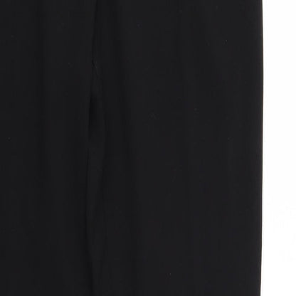 M&S Womens Black   Trousers  Size 10 L28 in
