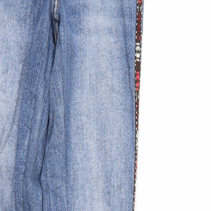 Zara Womens Blue  Denim Skinny Jeans Size 6 L29 in