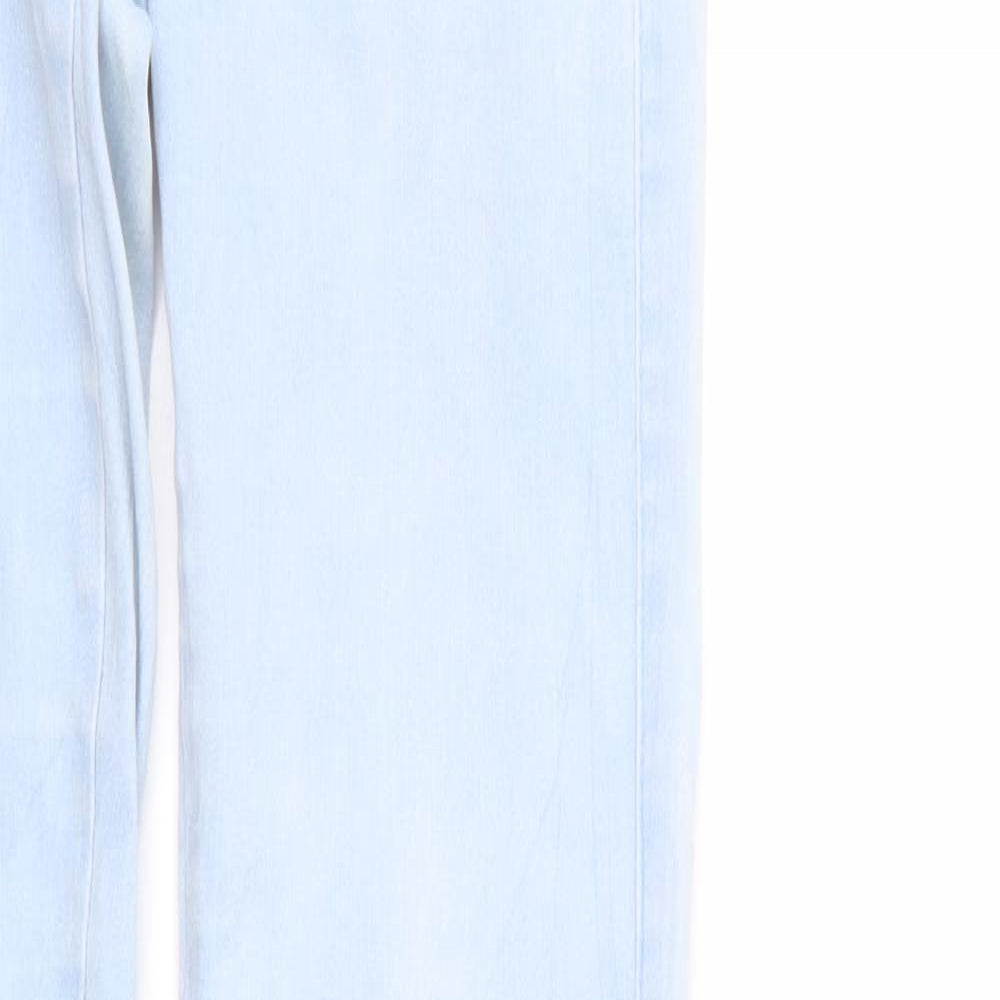 Only Womens Blue  Denim Tapered Jeans Size 6 L30 in - Elastic Waist