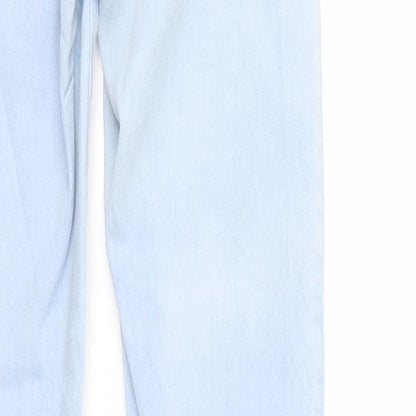 Only Womens Blue  Denim Tapered Jeans Size 6 L30 in - Elastic Waist