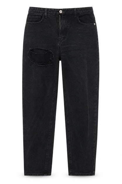 Womens UK Size 12 PRETTYLITTLETHING Regular Fit Straight Black Jeans