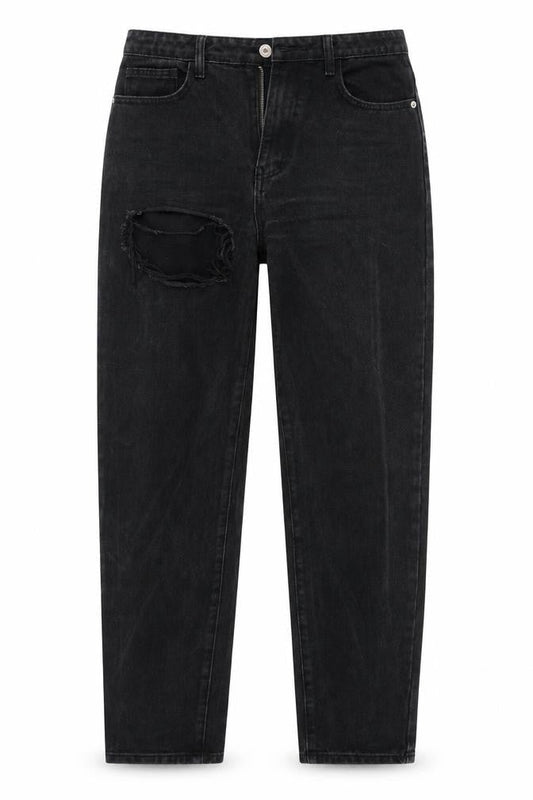 Womens UK Size 12 PRETTYLITTLETHING Regular Fit Straight Black Jeans