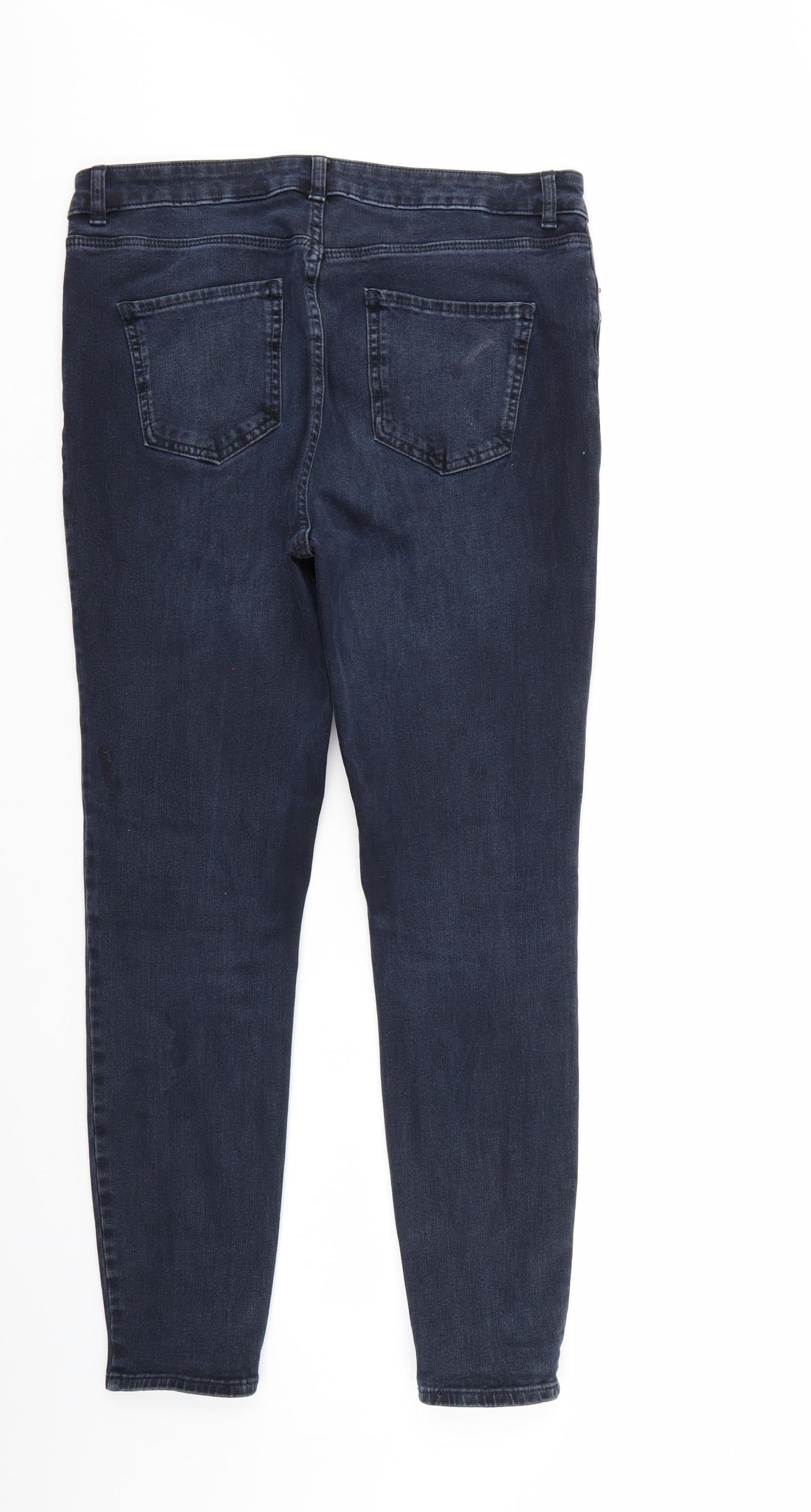 Womens UK Size  Preworn Regular Fit Tapered Blue Jeans
