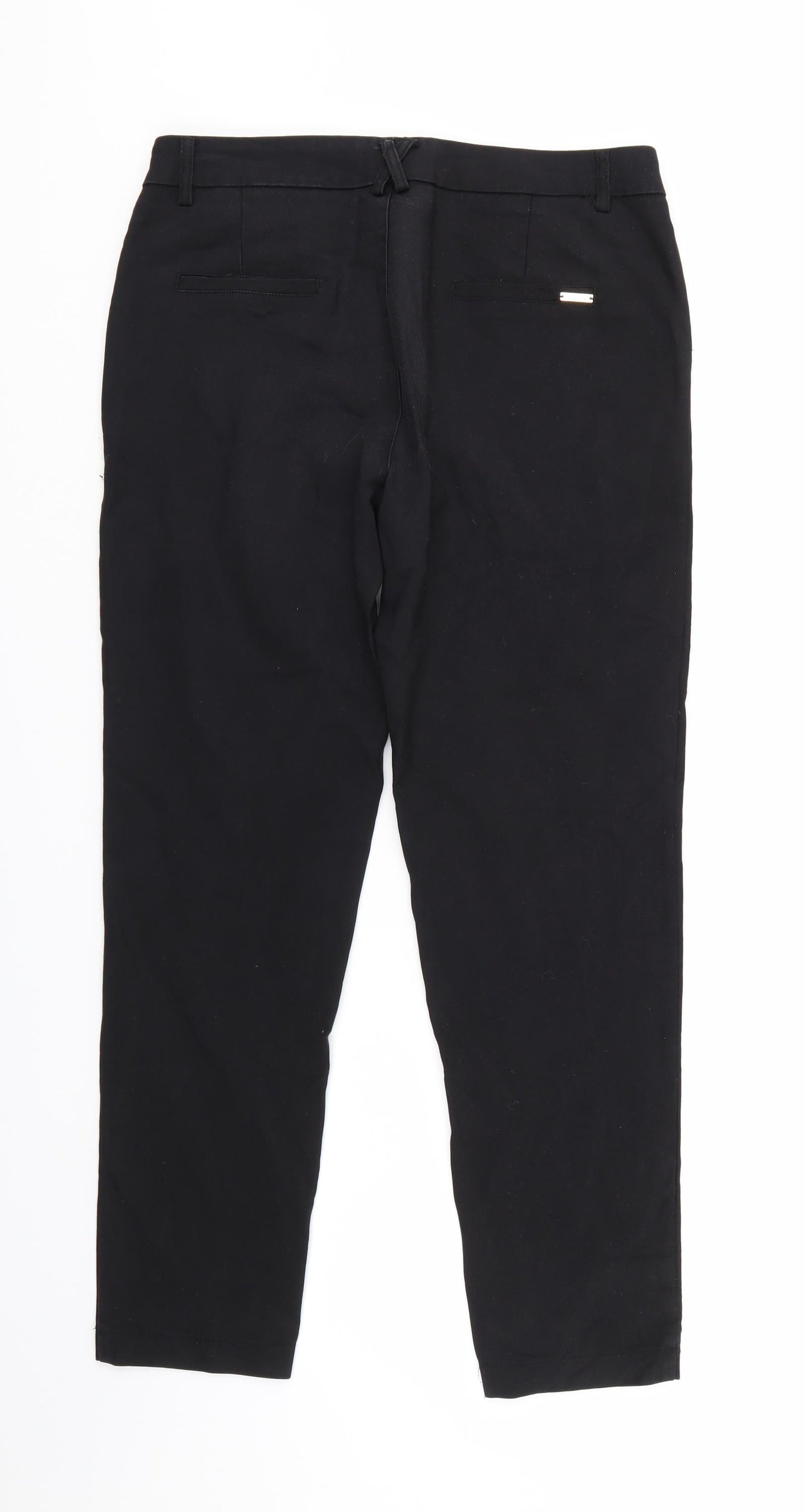 Freesia Womens Black  Denim Straight Jeans Size L L27 in
