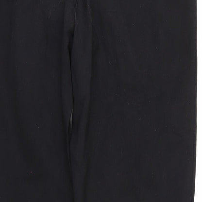 Freesia Womens Black  Denim Straight Jeans Size L L27 in