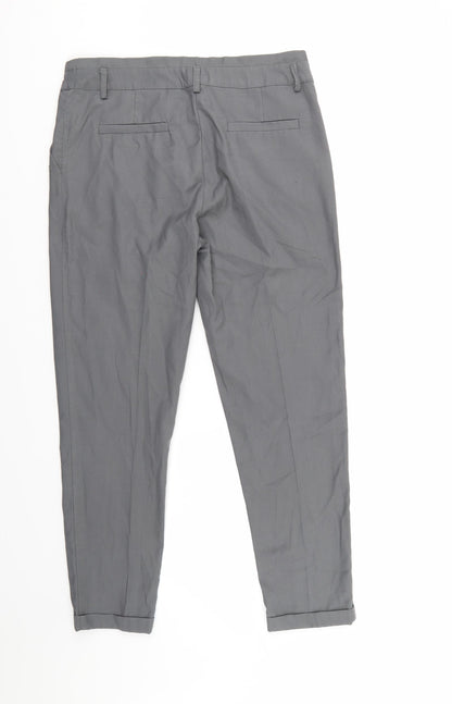 Womens UK Size 8 H&M Regular Fit  Grey Trousers