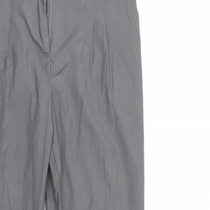 Womens UK Size 8 H&M Regular Fit  Grey Trousers