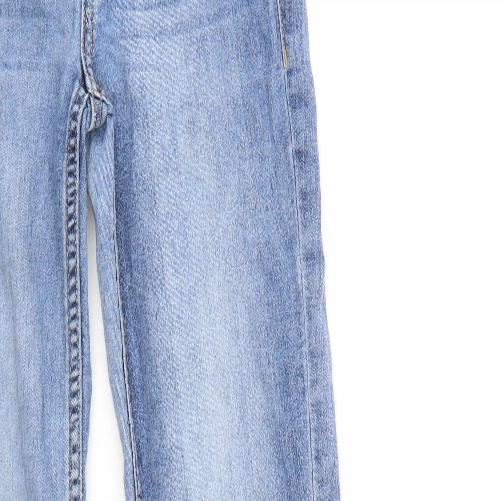 Womens UK Size 6 Divided Regular Fit Tapered Blue Jeans