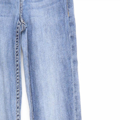 Womens UK Size 6 Divided Regular Fit Tapered Blue Jeans