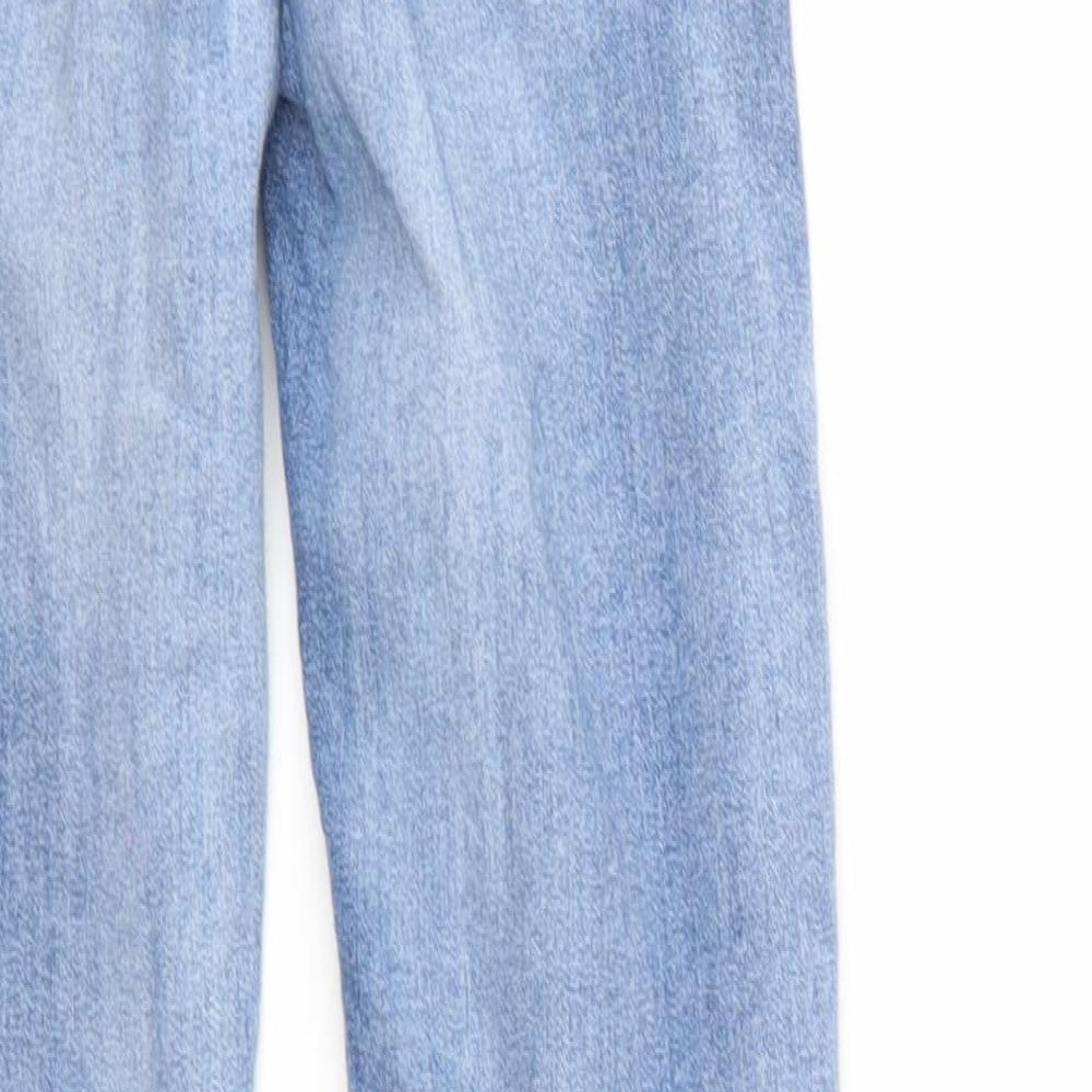 Womens UK Size 6 Divided Regular Fit Tapered Blue Jeans
