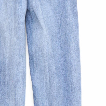 Womens UK Size 6 Divided Regular Fit Tapered Blue Jeans