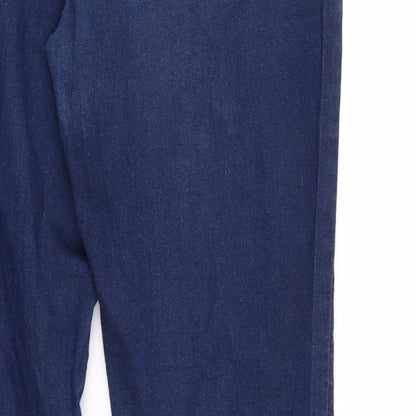 Yessica Womens Blue  Denim Tapered Jeans Size 12 L29 in