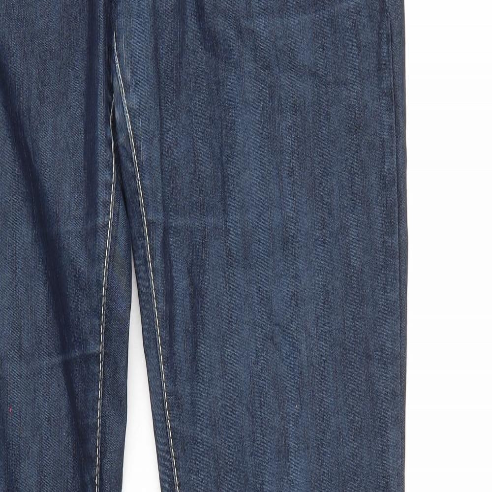 Made in Italy Mens Blue  Denim Straight Jeans Size 27 L32 in