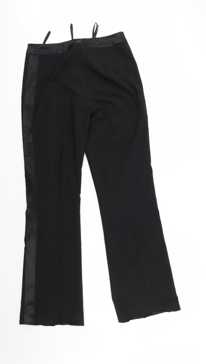 VIVIEN CARON Womens Black   Trousers  Size 12 L32 in