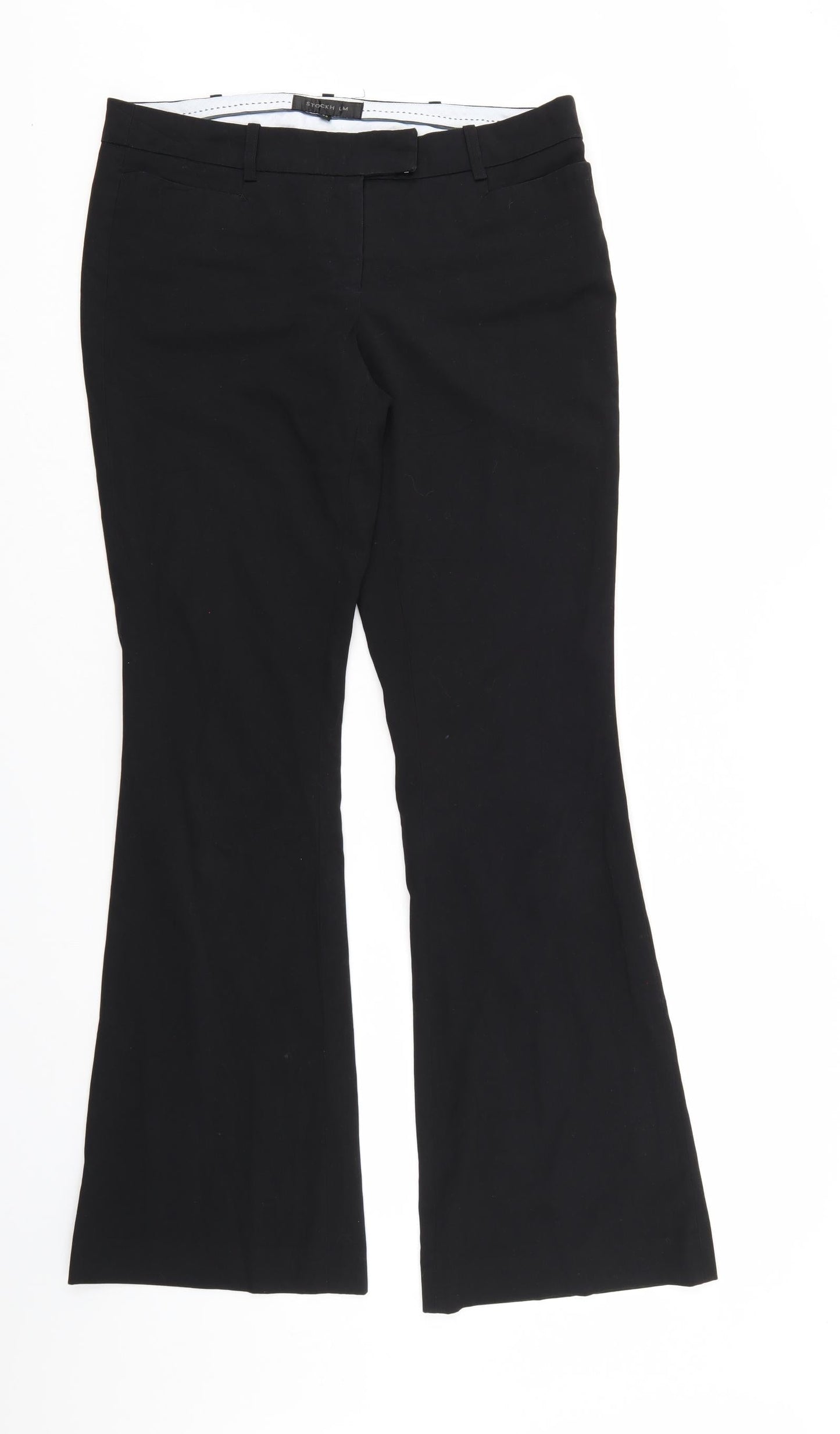 Stockh lm Womens Black   Sweatpants Trousers Size 10 L31 in