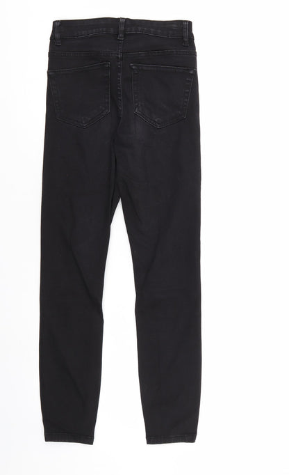 ASOS Mens Black  Denim Tapered Jeans Size 24 L30 in