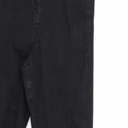 ASOS Mens Black  Denim Tapered Jeans Size 24 L30 in