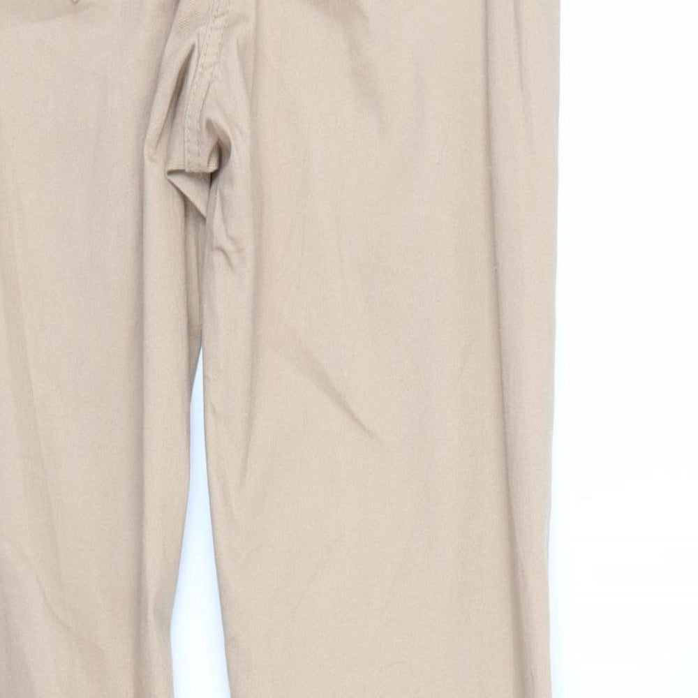 BX Jeans Womens Beige  Denim Straight Jeans Size 10 L31 in