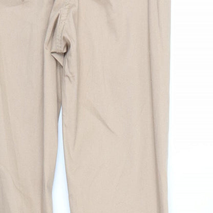 BX Jeans Womens Beige  Denim Straight Jeans Size 10 L31 in