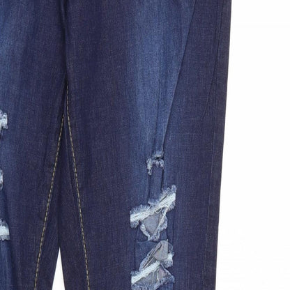 Womens UK Size 34 in Preworn Regular Fit Straight Blue Jeans
