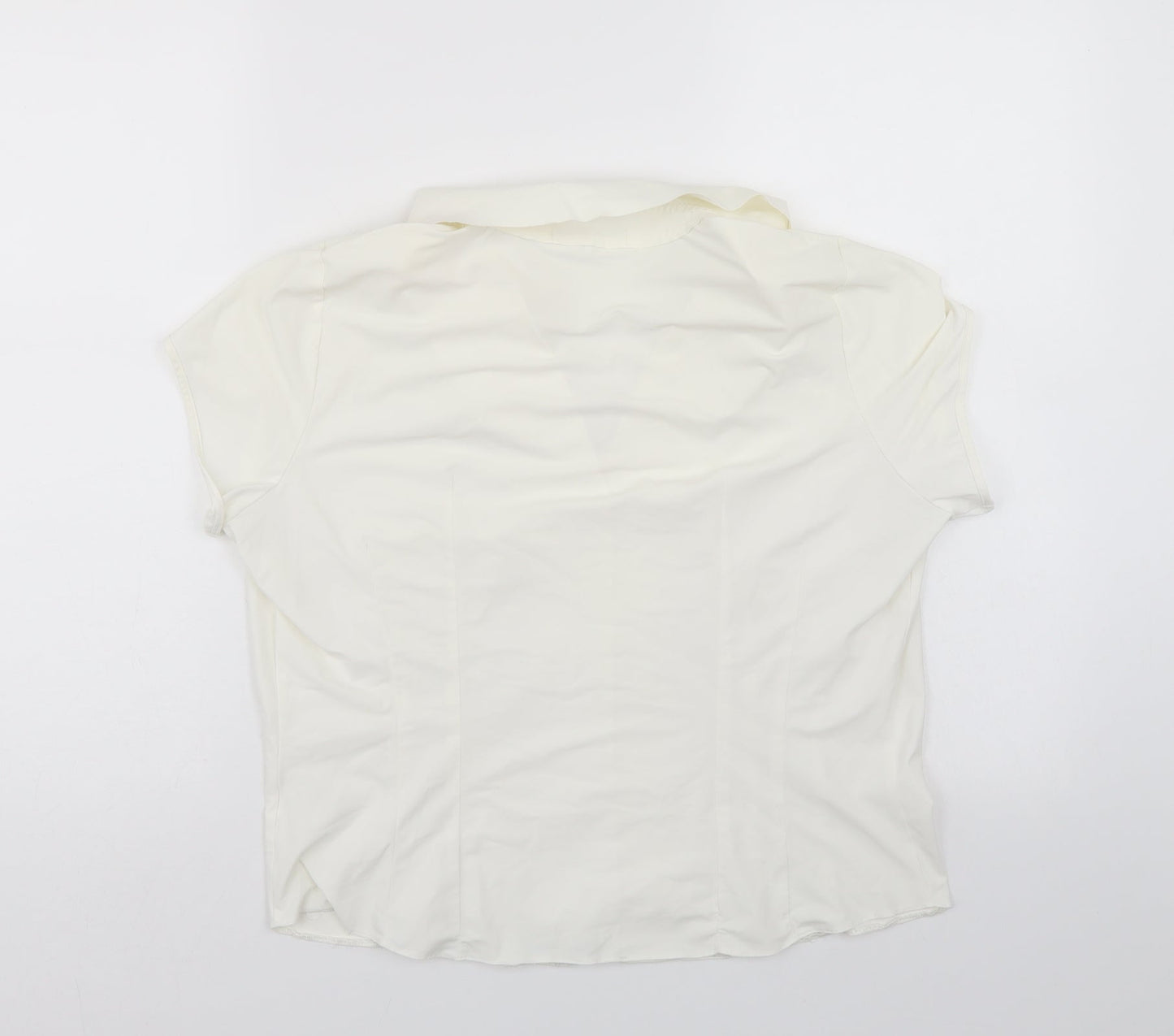 Womens UK Size 18 Marks and Spencer White Basic Blouse