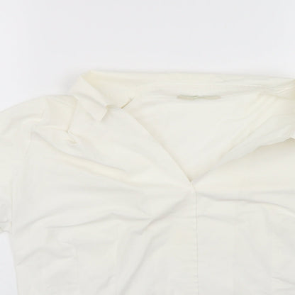 Womens UK Size 18 Marks and Spencer White Basic Blouse
