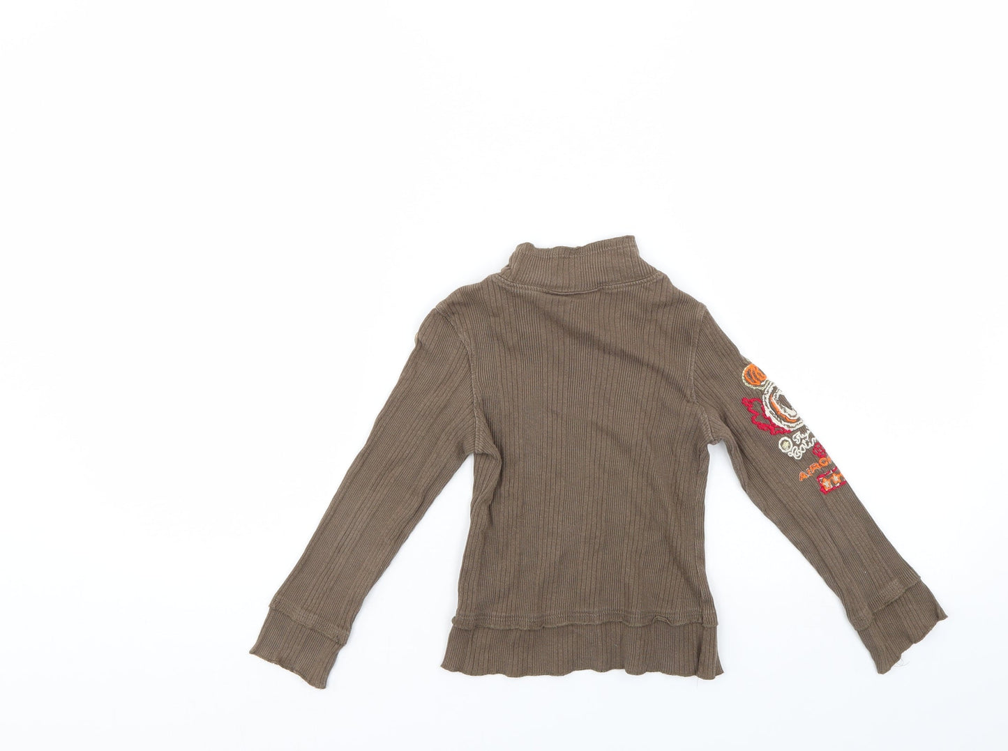 Catimini Girls Green   Pullover Jumper Size 4 Years  - Battleship green colour