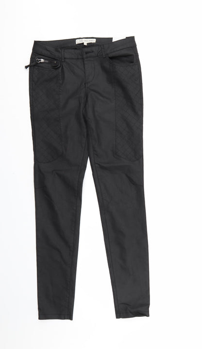 GKH Womens Black   Trousers  Size 8 L30 in