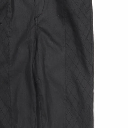 GKH Womens Black   Trousers  Size 8 L30 in