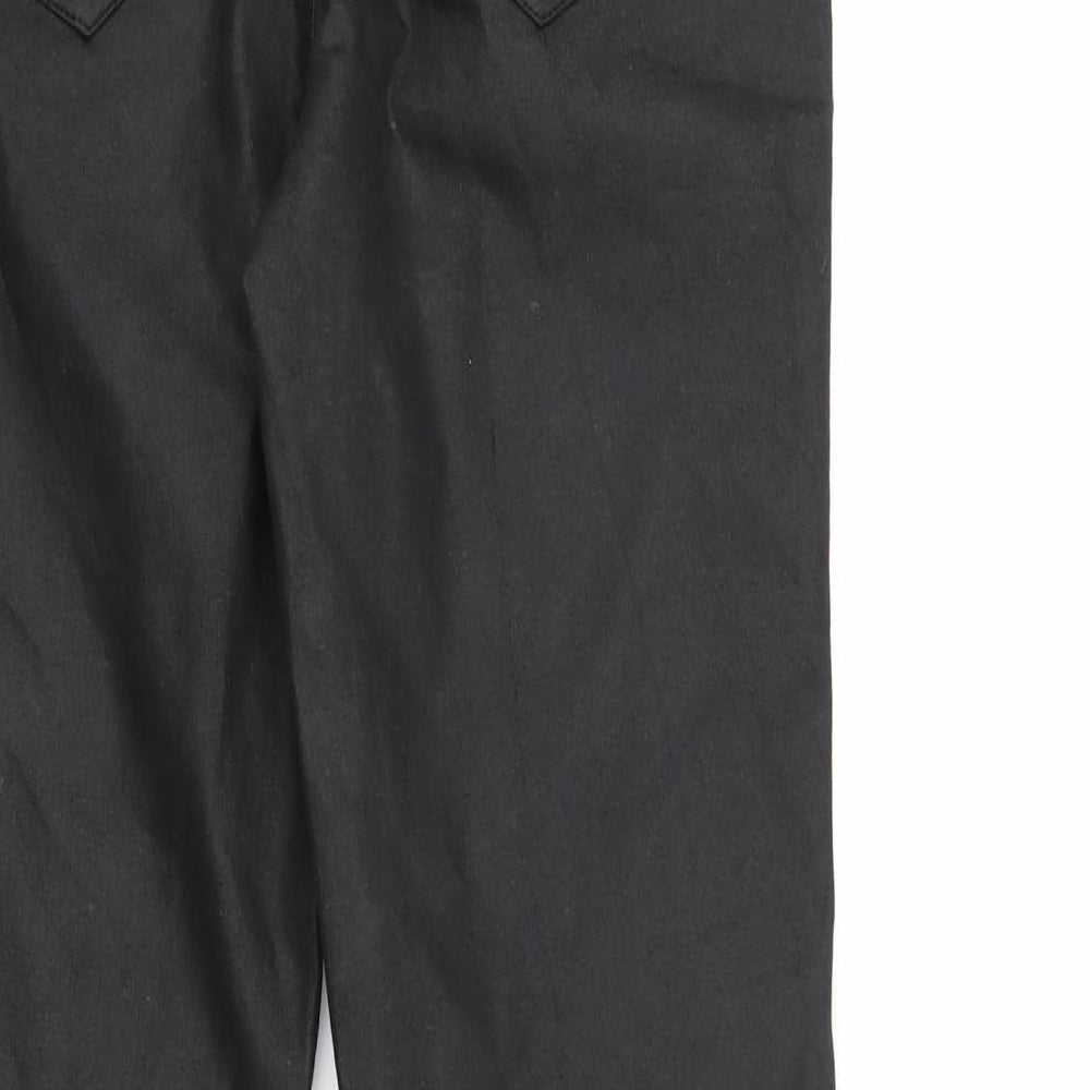 GKH Womens Black   Trousers  Size 8 L30 in