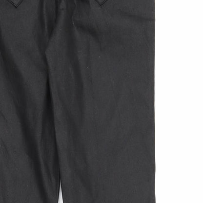 GKH Womens Black   Trousers  Size 8 L30 in