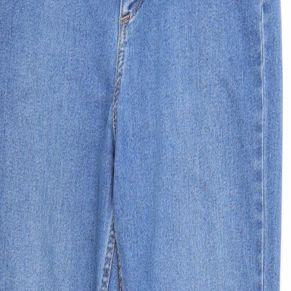 /denim Womens Blue  Denim Straight Jeans Size 31 in L26 in - Waist sewn in