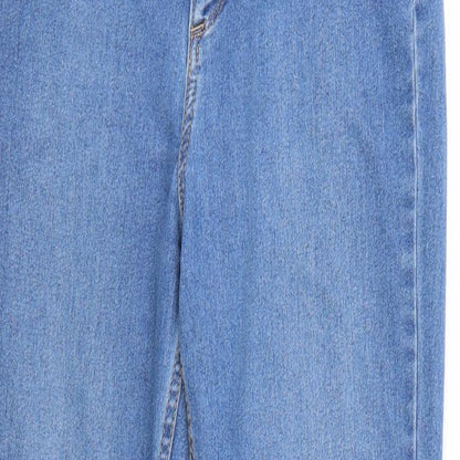 /denim Womens Blue  Denim Straight Jeans Size 31 in L26 in - Waist sewn in