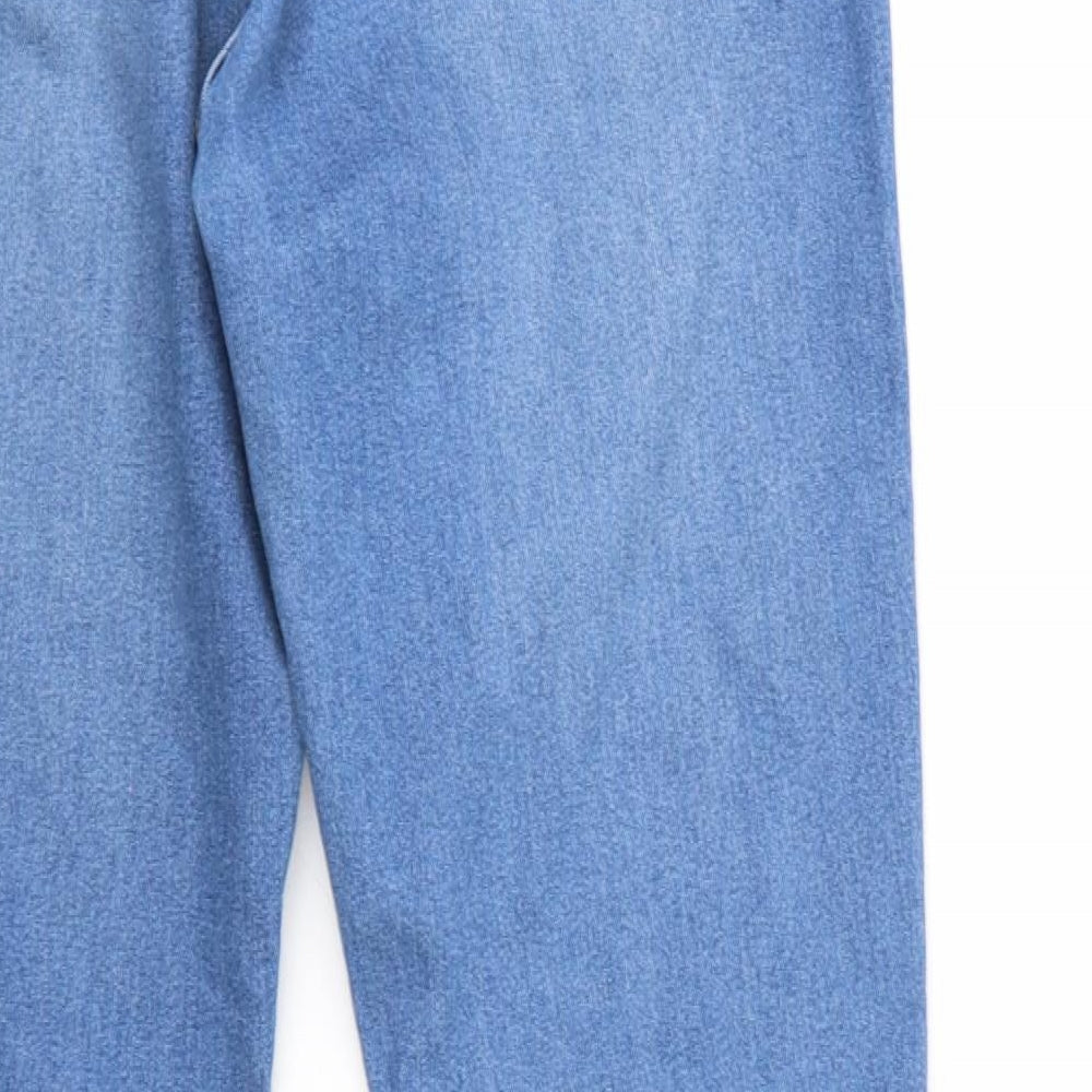 /denim Womens Blue  Denim Straight Jeans Size 31 in L26 in - Waist sewn in