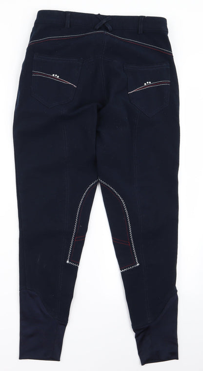 Womens UK Size 28 Preworn Regular Fit  Blue Trousers
