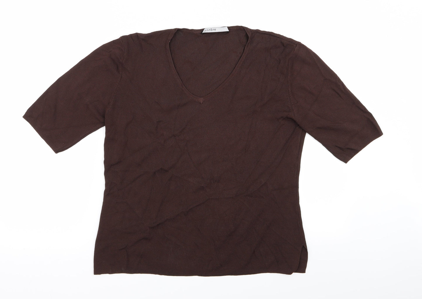 n Womens Brown   Cardigan Jumper Size M