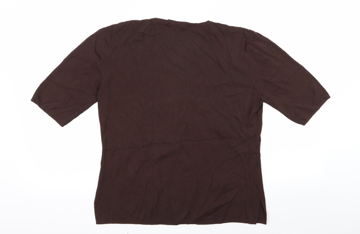n Womens Brown   Cardigan Jumper Size M
