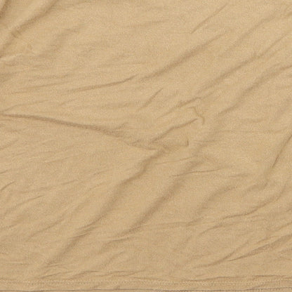 Womens UK Size 6 Topshop Beige Basic T-Shirt
