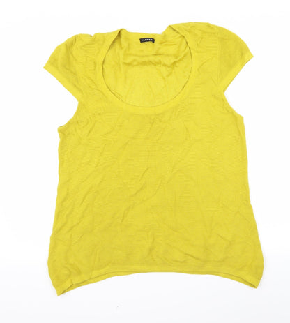 planet Womens Yellow   Vest Jumper Size XL