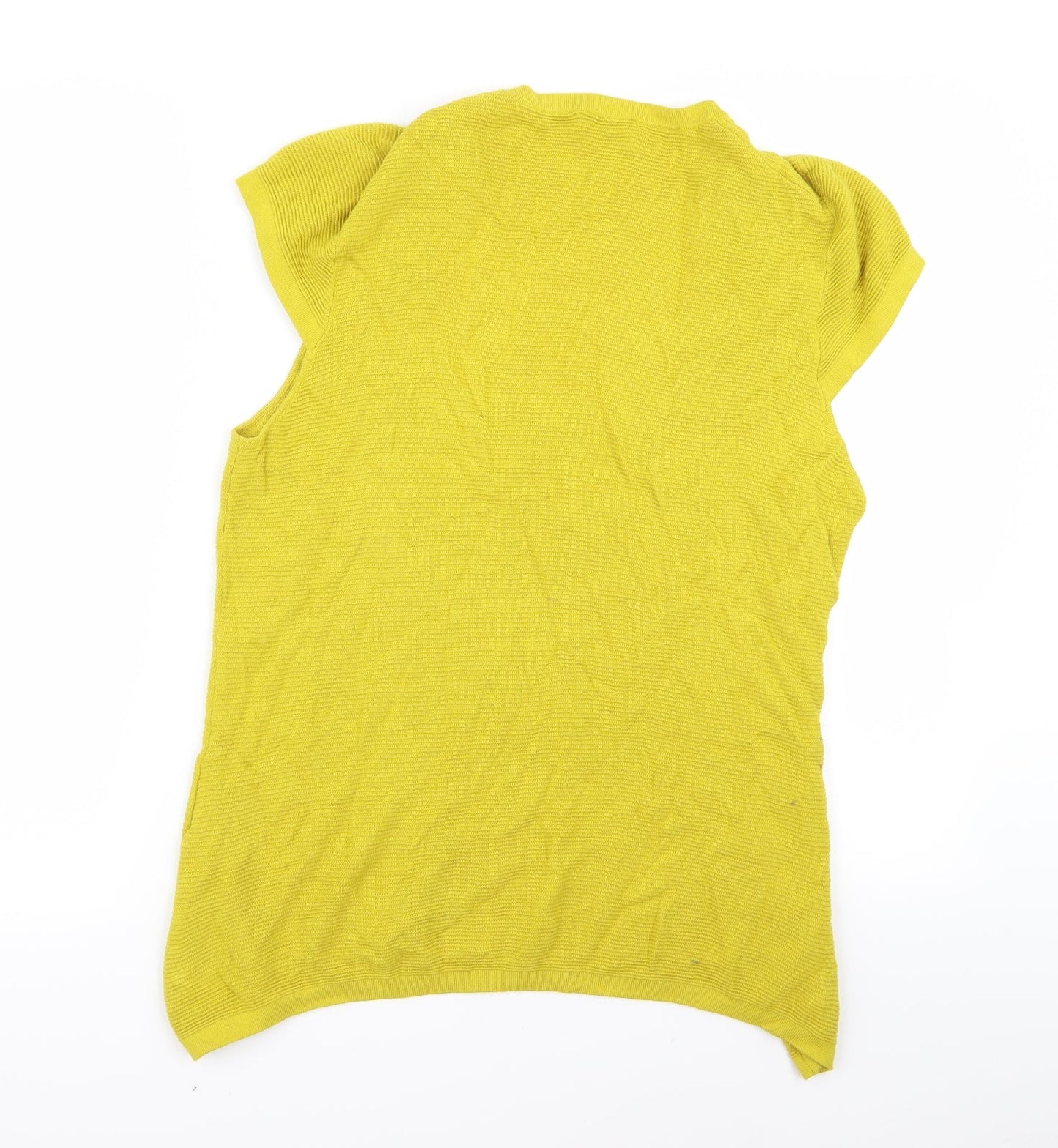 planet Womens Yellow   Vest Jumper Size XL