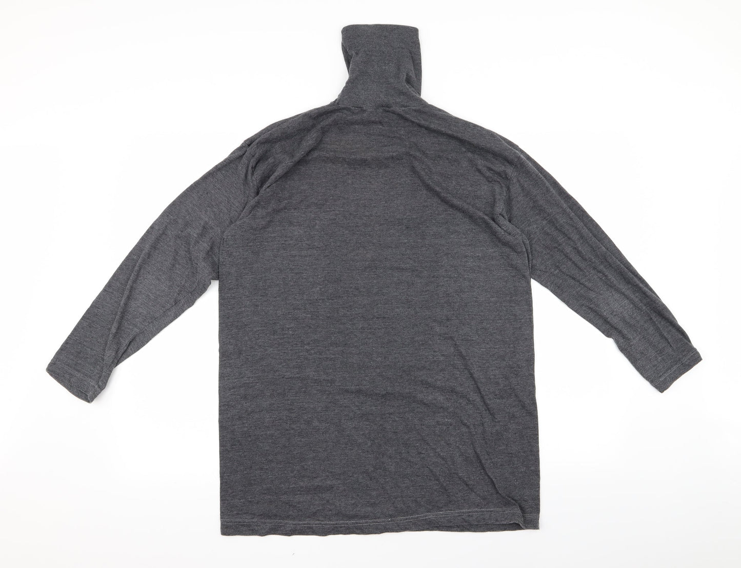 Womens UK Size M Preworn Grey Basic T-Shirt