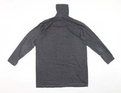 Womens UK Size M Preworn Grey Basic T-Shirt