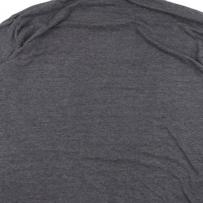 Womens UK Size M Preworn Grey Basic T-Shirt
